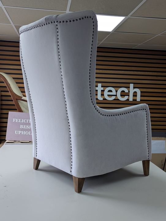 The chair from behind